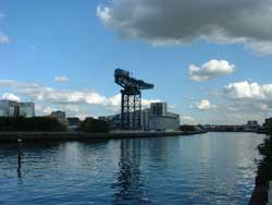Finnieston Crane on the River Clyde Glasgow